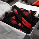 (BEST) Jordan 4 Retro ‘RED THUNDER’