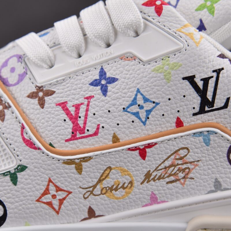 (BEST) Takashi Murakami x Louis vuitton LV Trainer Sneaker ‘WHITE’