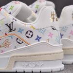 (BEST) Takashi Murakami x Louis vuitton LV Trainer Sneaker ‘WHITE’