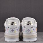 (BEST) Takashi Murakami x Louis vuitton LV Trainer Sneaker ‘WHITE’