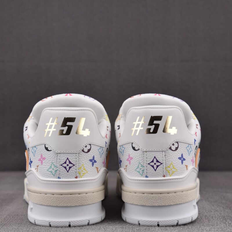 (BEST) Takashi Murakami x Louis vuitton LV Trainer Sneaker ‘WHITE’
