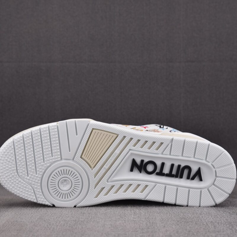 (BEST) Takashi Murakami x Louis vuitton LV Trainer Sneaker ‘WHITE’