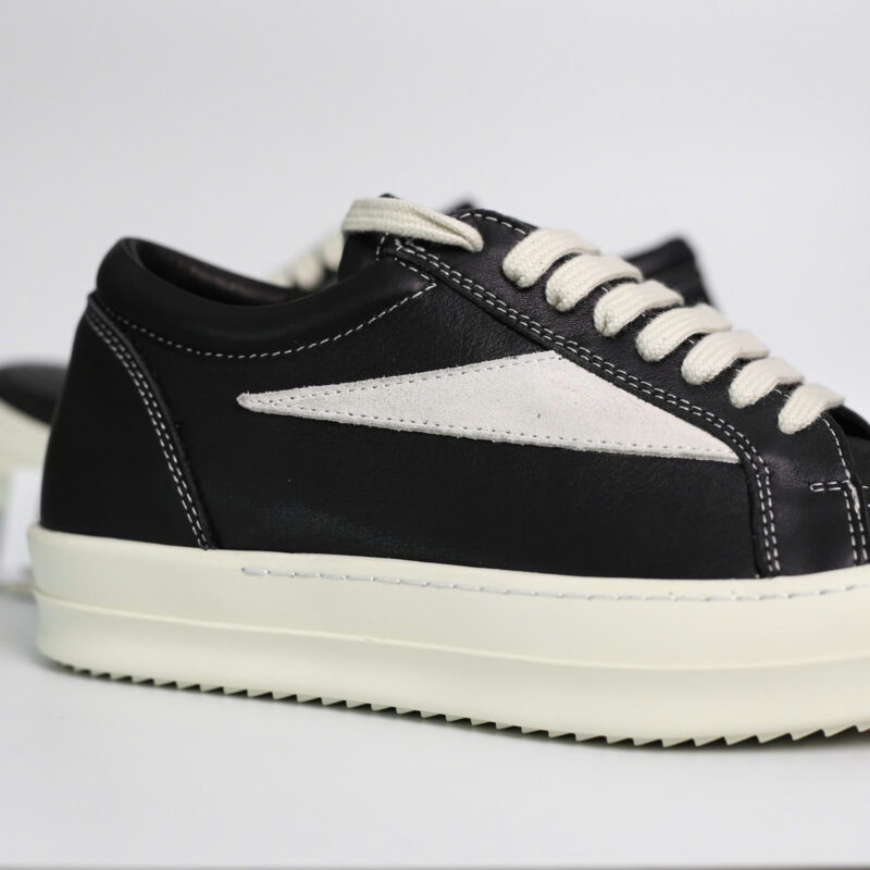 best-quality-giay-rick-owens-leather-vintage-black-milk-white