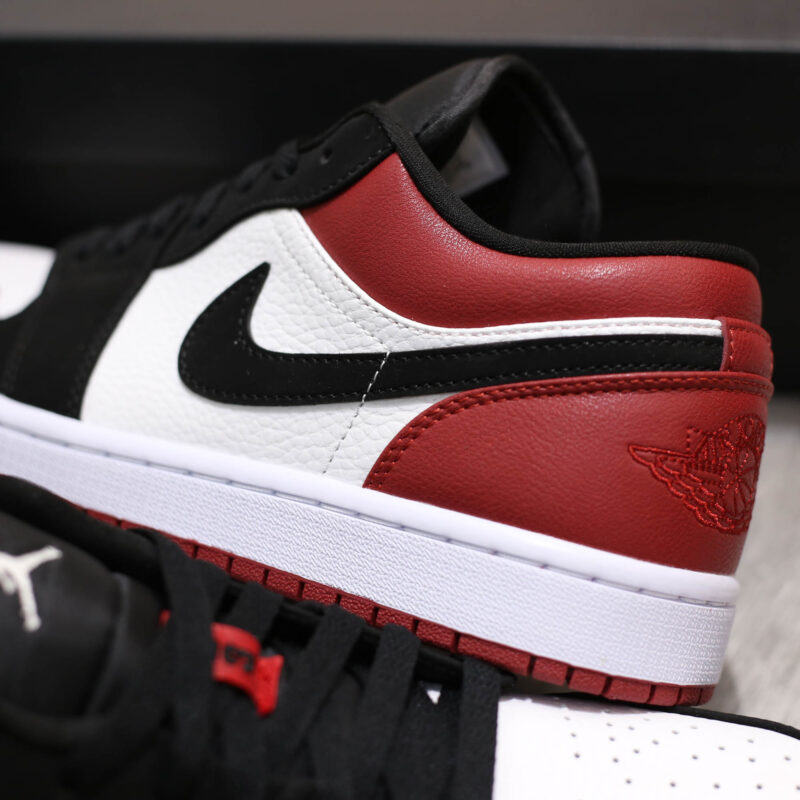 Giày Air Jordan 1 Low ‘Black Toe’ Like Auth