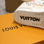 Giày Louis vuitton x Takashi Murakami LV Trainer Sneaker White