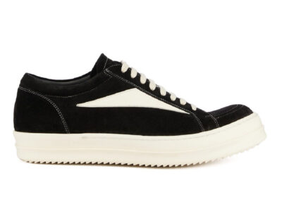 Giày Rick Owens Suede Vintage ‘Black Milk White’ Da Lộn