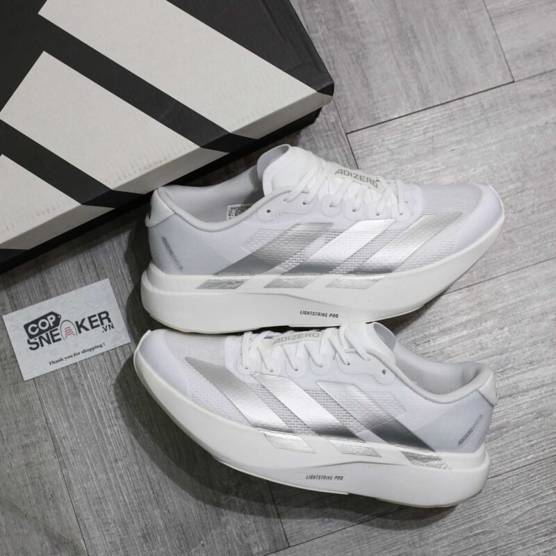 Giày adidas Adizero Evo SL 'White Silver Metallic'