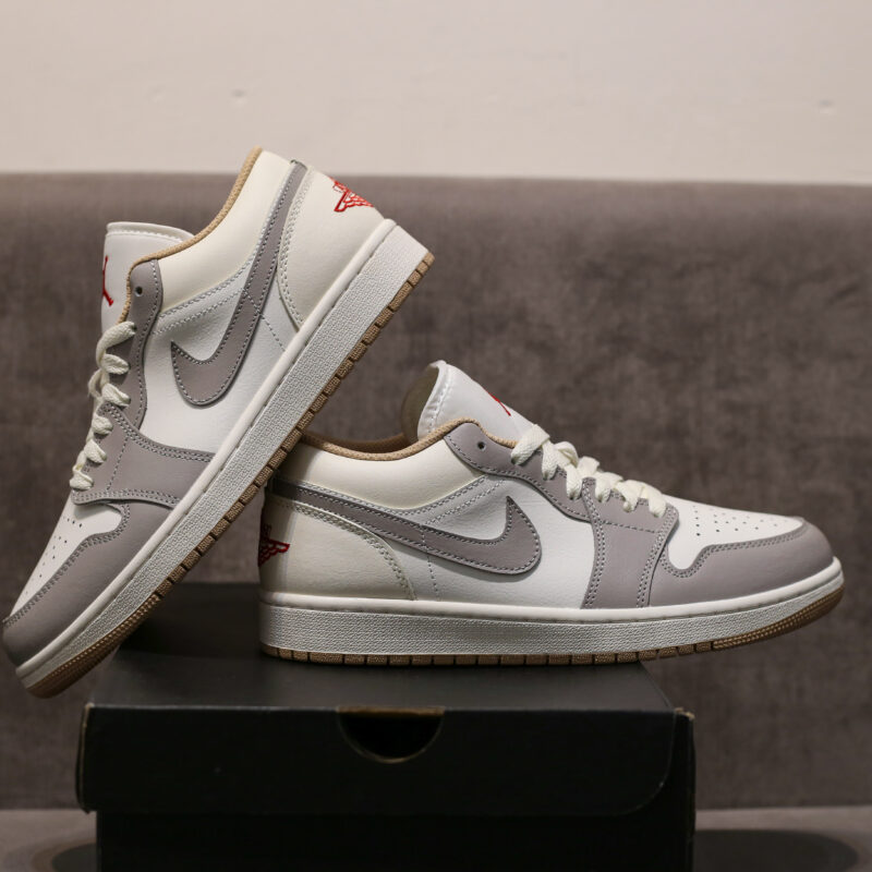 Air Jordan 1 Low 'Red College Grey'