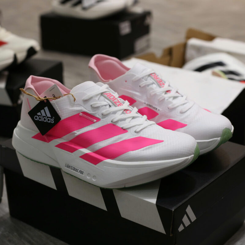 Giày Adidas Adizero Adios Pro 4 'White Pink'