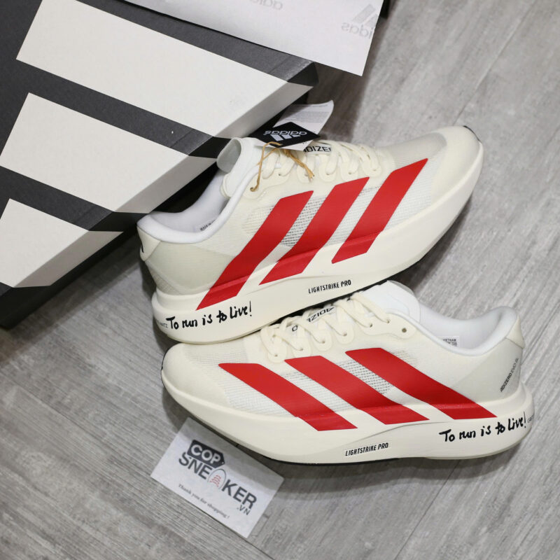 Giày adidas Adizero EVO SL ‘Off White Better Scarlet’