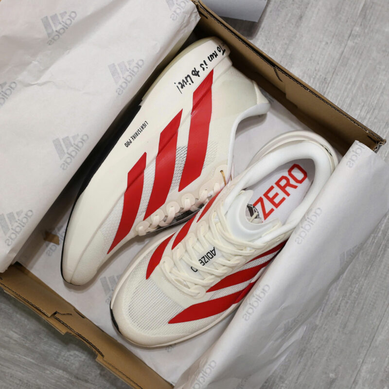 Giày adidas Adizero EVO SL ‘Off White Better Scarlet’