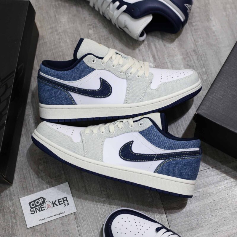 Giày Air Jordan 1 Low SE ‘Light Denim’
