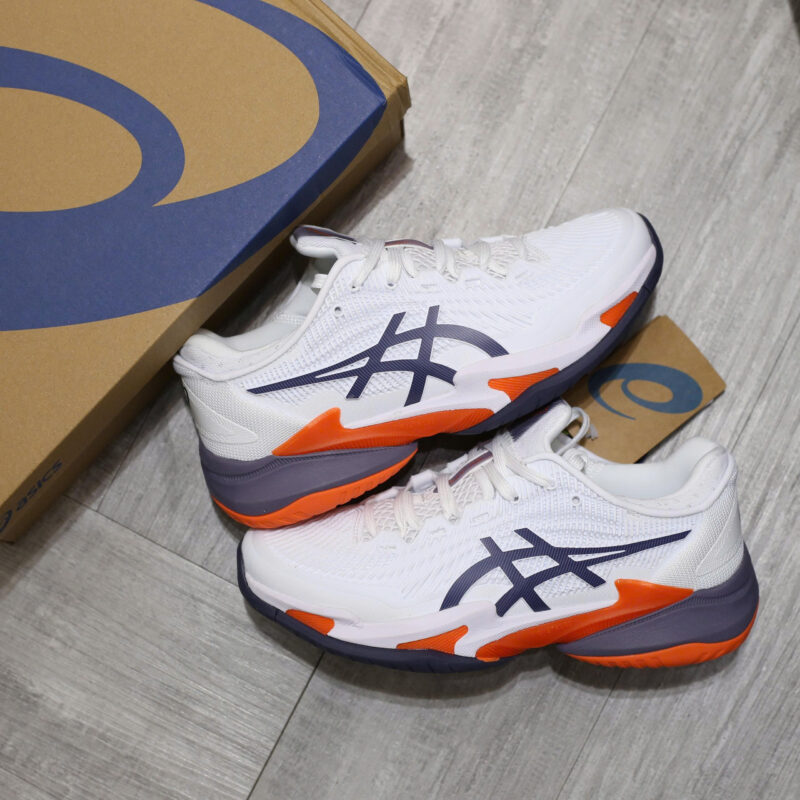 Giày Asics Court FF 3 White Greyish Purple