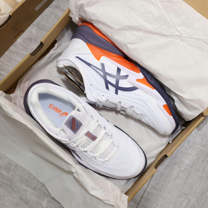 Giày Asics Court FF 3 White Greyish Purple