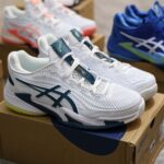 Giày Asics Court FF 3 ' White Gris Blue'