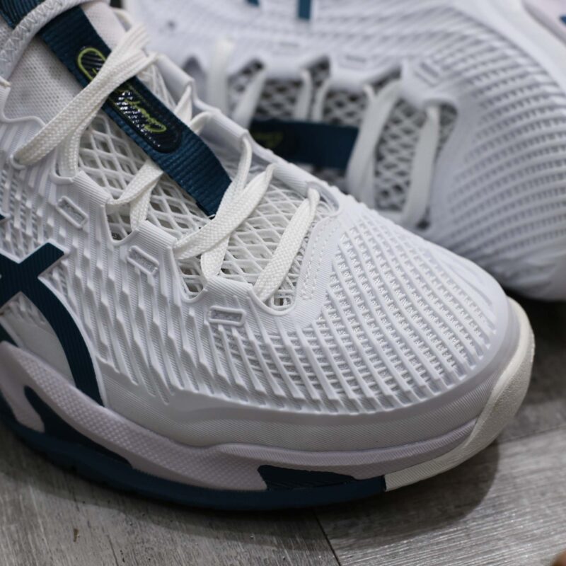 Giày Asics Court FF 3 ' White Gris Blue'