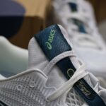 Giày Asics Court FF 3 ' White Gris Blue'