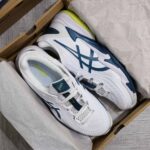 Giày Asics Court FF 3 ' White Gris Blue'