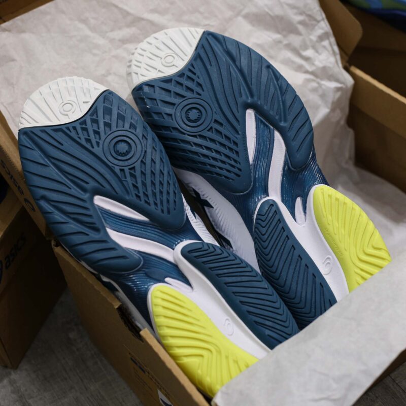 Giày Asics Court FF 3 ' White Gris Blue'