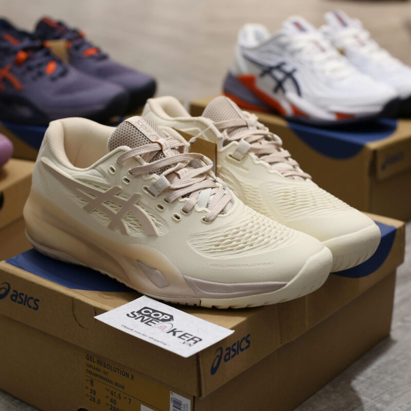 Giày Asics Gel-Resolution X 'Cream Mineral Beige'