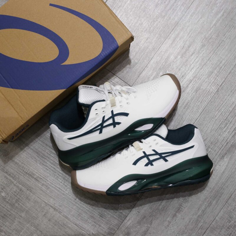 Giày Asics Gel-Resolution X ‘White Saxon Green’