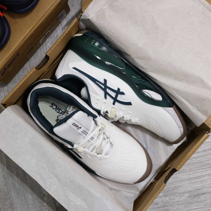 Giày Asics Gel-Resolution X ‘White Saxon Green’