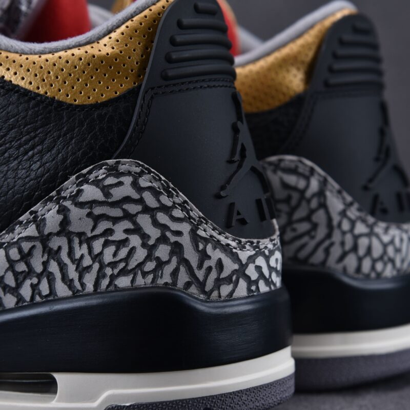 (BEST) Air Jordan 3 Retro 'Black Gold'