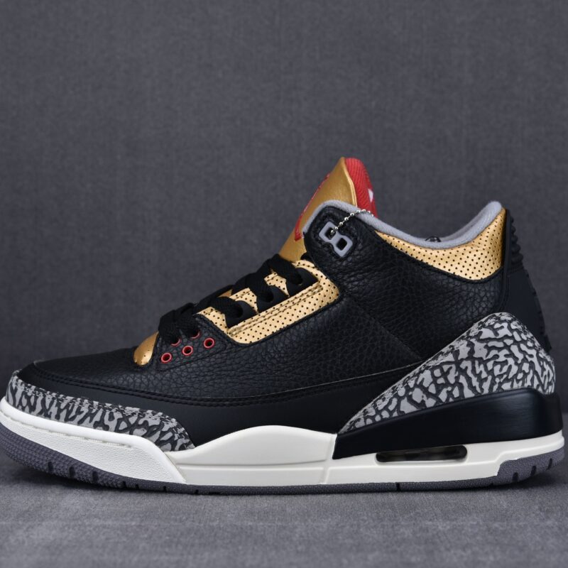 (BEST) Air Jordan 3 Retro 'Black Gold'