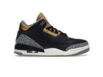 (BEST) Air Jordan 3 Retro 'Black Gold'