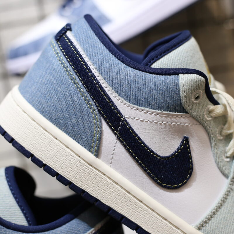 (BEST) Air Jordan 1 Low SE ‘Light Denim’