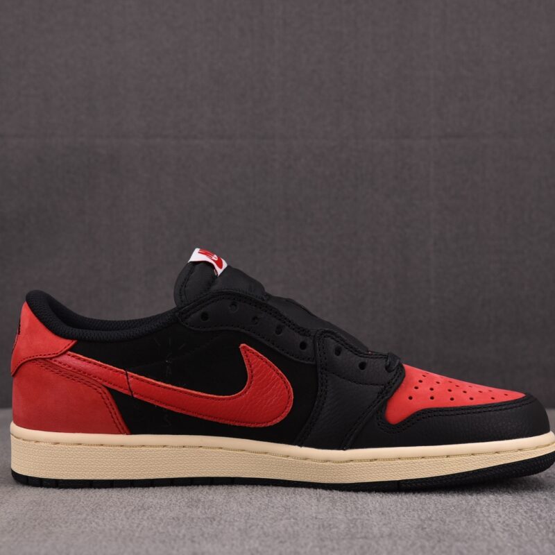 (BEST) Travis Scott x Air Jordan 1 Low OG 'Bred'