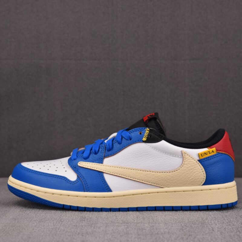 (BEST) Travis Scott x Union LA x Air Jordan 1 Retro Low OG 'Storm Blue'