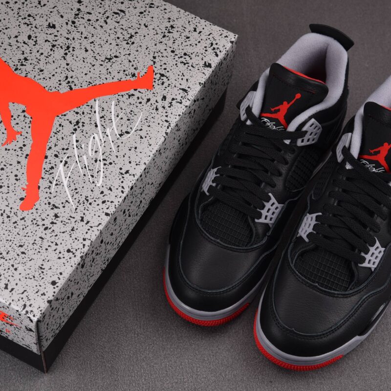 (BEST) Air Jordan 4 Retro ‘Bred Reimagined’