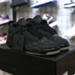 (BEST) Air Jordan 4 Retro 'KAWS BLACK'