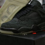 (BEST) Air Jordan 4 Retro 'KAWS BLACK'