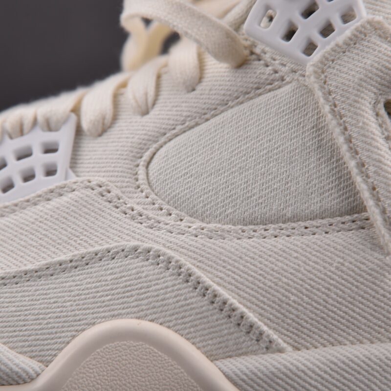 (BEST) Air Jordan 4 Retro 'Levis White'