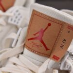(BEST) Air Jordan 4 Retro 'Levis White'