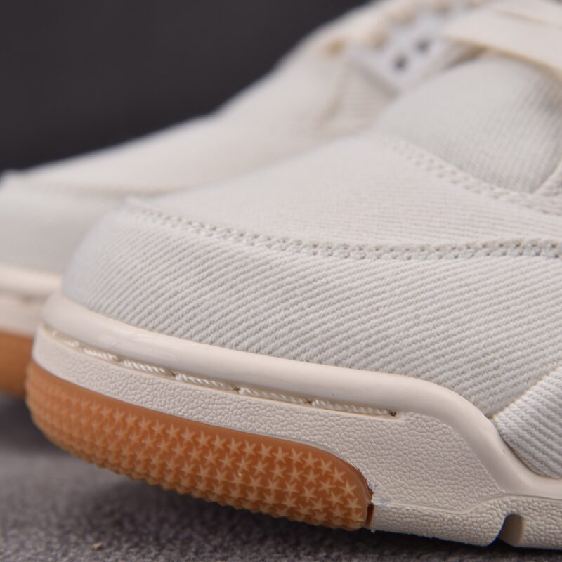 (BEST) Air Jordan 4 Retro 'Levis White'