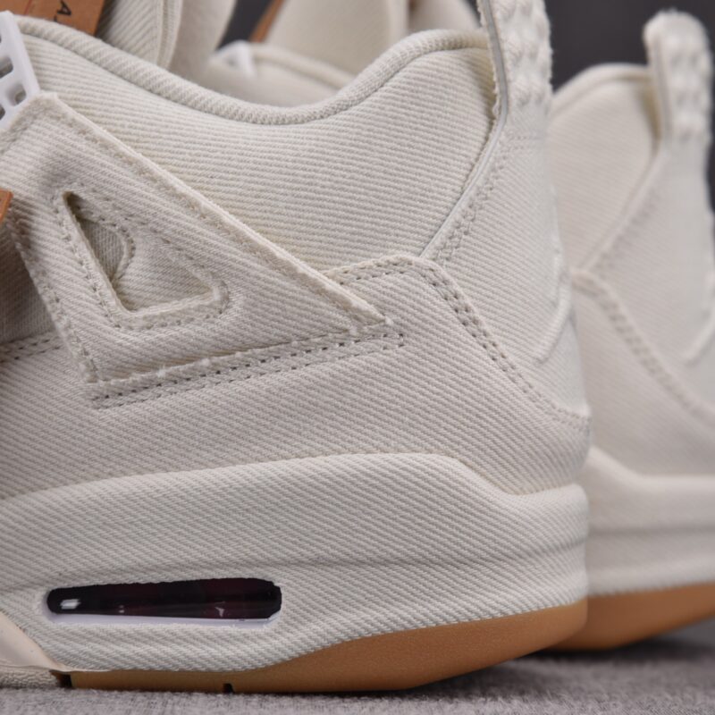 (BEST) Air Jordan 4 Retro 'Levis White'