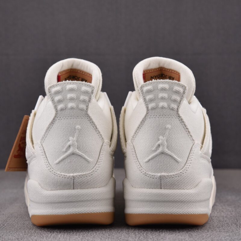 (BEST) Air Jordan 4 Retro 'Levis White'