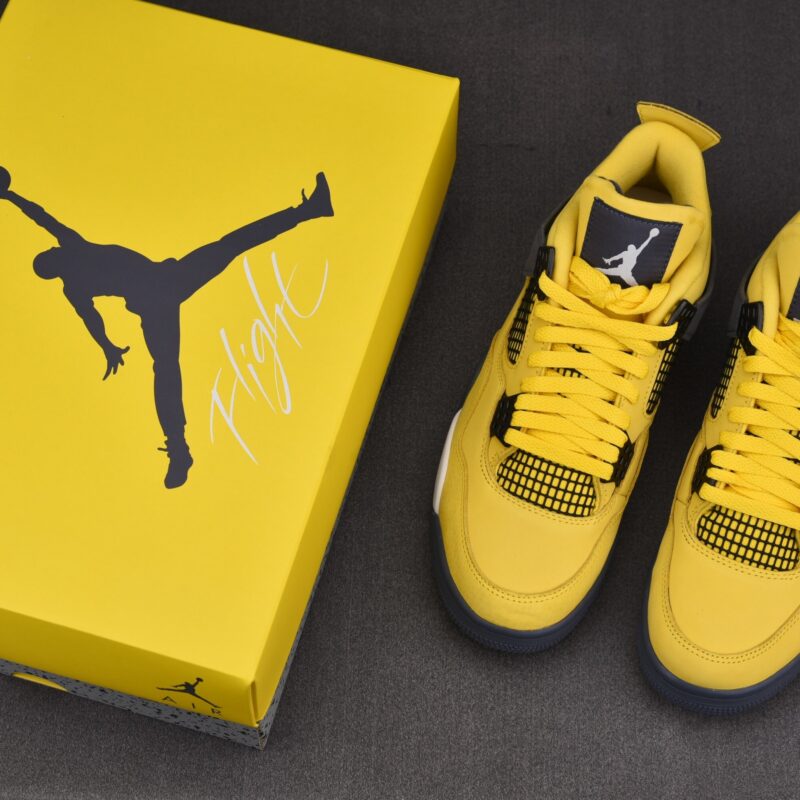 (BEST) Air Jordan 4 Retro 'Lightning'