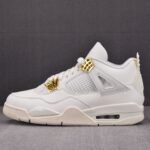 (BEST) Air Jordan 4 Retro 'METALLIC GOLD'