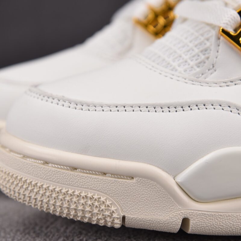 (BEST) Air Jordan 4 Retro 'METALLIC GOLD'