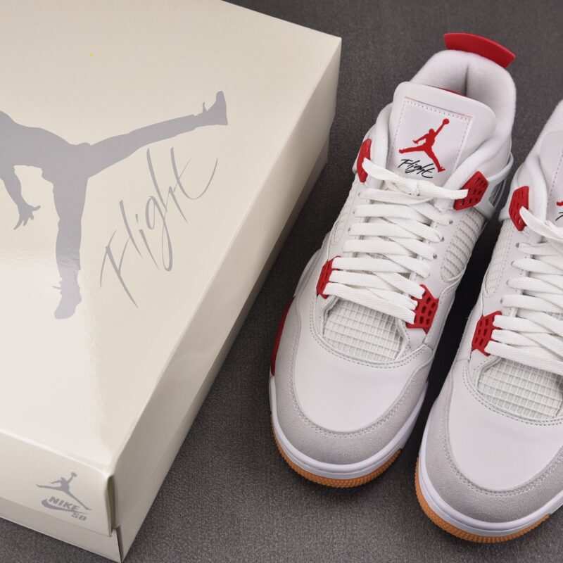 (BEST) Air Jordan 4 Retro SB 'Varsity Red'