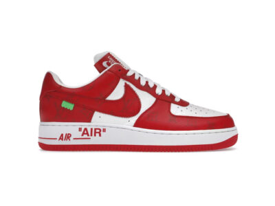(BEST) Nike Air Force 1 Low x Louis Vuitton By Virgil Abloh ‘White Red’