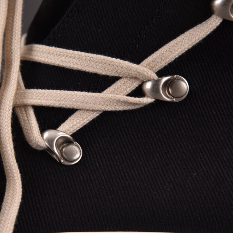 (BEST) Rick Owens DRKSHDW High - Top Canvas ‘Black Milk’ Sneakers