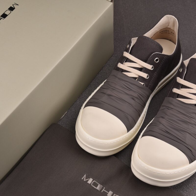 (BEST) Rick Owens DRKSHDW Hustler Low 'Dark Dust Denim' Sneakers