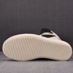 (BEST) Rick Owens Geobasket Leather 'BLACK MILK' Sneakers