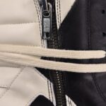 (BEST) Rick Owens Geobasket Leather 'BLACK MILK' Sneakers