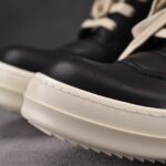 (BEST) Rick Owens Geobasket Leather 'BLACK MILK' Sneakers